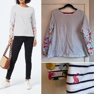 Joules Harbour boatneck striped tee